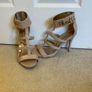 Kendall & Kylie Madden Girl Tan Heels